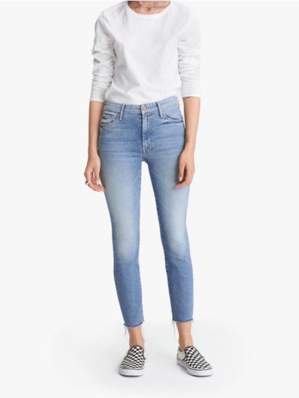 MOTHER jeans - The Looker Ankle Fray